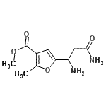 CAS#: 777887-95-3, Methyl 5-(1,3-diamino-3-oxopropyl)-2-methyl-3-furoate