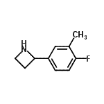 CAS#: 777888-90-1, 2-(4-Fluoro-3-methylphenyl)azetidine