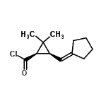 CAS#: 77789-43-6, (1R,3S)-3-(Cyclopentylidenemethyl)-2,2-dimethylcyclopropanecarbonyl chloride