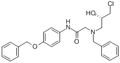 CAS#: 777934-41-5, (S)-2-[Benzyl-(3-Chloro-2-Hydroxy-Propyl)-Amino]-N-(4-Benzyloxy-Phenyl)-Acetamide