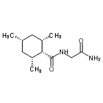 CAS 登录号：777941-28-3， (1s,2R,4r,6S)-N-(2-氨基-2-氧代乙基)-2,4,6-三甲基环己烷甲酰胺