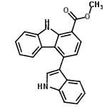 CAS#: 77828-60-5, Methyl 4-(1H-indol-3-yl)-9H-carbazole-1-carboxylate