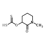 CAS 登录号：778533-58-7， O-(1-甲基-2-氧代-3-哌啶基)氢二硫代碳酸酯