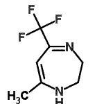 CAS 登录号：77855-07-3， 7-甲基-5-(三氟甲基)-2,3-二氢-1H-1,4-二氮杂卓