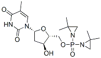 CAS#: 77887-10-6, 1-[5-[Bis(2,2-Dimethylaziridin-1-Yl)Phosphoryloxymethyl]-4-Hydroxyoxolan-2-Yl]-5-Methylpyrimidine-2,4-Dione