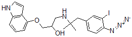 CAS#: 77890-09-6, 1-[[1-(4-Azido-3-Iodophenyl)-2-Methylpropan-2-Yl]Amino]-3-(1H-Indol-4-Yloxy)Propan-2-Ol