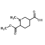 CAS#: 779265-22-4, 6-(Methoxycarbonyl)-1-methyl-3-piperidinecarboxylic acid
