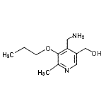 CAS#: 779289-55-3, [4-(Aminomethyl)-6-methyl-5-propoxy-3-pyridinyl]methanol