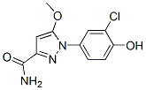 CAS 登录号:77935-72-9, 1-(3-氯-4-羟基苯基)-5-甲氧基吡唑-3-甲酰胺