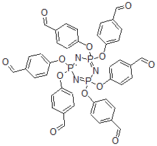 CAS#: 77958-57-7, 2,2,4,4,6,6-Hexakis(4-formylphenoxy)-2,2,4,4,6,6-hexahydro-1,3,5,2,4,6-Triazatriphosphorine