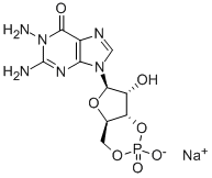 CAS#: 78033-42-8, 1-Amino-Guanosine Cyclic 3',5'-(Hydrogen Phosphate)