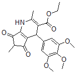CAS#: 78050-77-8, Ethyl 2,6-Dimethyl-5,7-Dioxo-4-(3,4,5-Trimethoxyphenyl)-1,4-Dihydrocyclopenta[E]Pyridine-3-Carboxylate