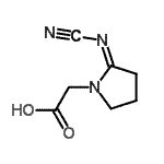 CAS#: 780726-61-6, [(2Z)-2-(Cyanoimino)-1-pyrrolidinyl]acetic acid