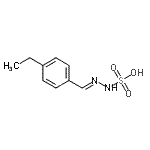 CAS#: 780731-89-7, (2E)-2-(4-Ethylbenzylidene)hydrazinesulfonic acid