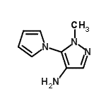 CAS#: 780746-49-8, 1-Methyl-5-(1H-pyrrol-1-yl)-1H-pyrazol-4-amine