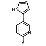 CAS#: 780749-63-5, 2-Fluoro-5-(1H-imidazol-5-yl)pyridine