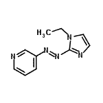 CAS#: 780761-64-0, 3-[(E)-(1-Ethyl-1H-imidazol-2-yl)diazenyl]pyridine