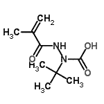 CAS 登录号：780781-39-7， 2-甲基丙烯酰-1-(2-甲基-2-丙基)肼羧酸