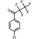 CAS#: 781-97-5, 1-(4-Chlorophenyl)-2,2,3,3,3-pentafluoro-1-propanone