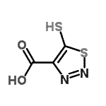 CAS#: 781562-92-3, 5-Sulfanyl-1,2,3-thiadiazole-4-carboxylic acid