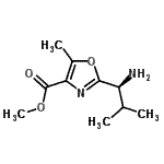 CAS#: 781612-31-5, Methyl 2-[(1S)-1-amino-2-methylpropyl]-5-methyl-1,3-oxazole-4-carboxylate