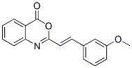 CAS 登录号：78214-14-9， 2-[(E)-2-(3-甲氧基苯基)乙烯基]-3,1-苯并恶嗪-4-酮