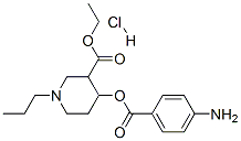 CAS 登录号:78219-29-1, 4-(4-氨基苯甲酰)氧基-1-丙基哌啶-3-羧酸乙酯盐酸盐