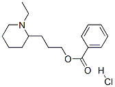 CAS 登录号：78219-43-9， 3-(1-乙基哌啶-2-基)丙基苯甲酸酯盐酸盐
