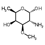 CAS#: 782429-00-9, 2-Amino-2,6-dideoxy-3-O-methyl-alpha-D-galactopyranose