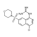 CAS#: 782435-06-7, 2-[4-Chloro-7-(4-morpholinylsulfonyl)-1-isoquinolinyl]guanidine