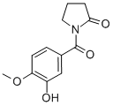 CAS#: 78282-45-8, 1-(3-Hydroxy-4-Methoxybenzoyl)Pyrrolidin-2-One