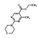 CAS#: 78318-44-2, Ethyl 4-methyl-2-(4-morpholinyl)-5-pyrimidinecarboxylate