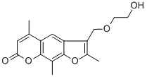 CAS#: 78318-60-2, 3-[(2-Hydroxyethoxy)Methyl]-2,5,9-Trimethyl-7H-Furo[3,2-g][1]Benzopyran-7-One