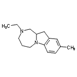 CAS#: 783248-46-4, 2-Ethyl-9-methyl-2,3,4,5,11,11a-hexahydro-1H-[1,4]diazepino[1,2-a]indole