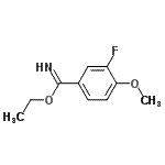 CAS 登录号：783270-14-4， 乙基3-氟-4-甲氧基苯甲亚氨酸酯