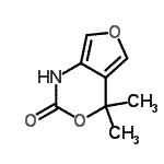 CAS#: 78329-69-8, 4,4-Dimethyl-4H-furo[3,4-d][1,3]oxazin-2(1H)-one