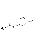 CAS#: 783303-71-9, (3R)-1-(2-Fluoroethyl)-3-pyrrolidinyl acetate