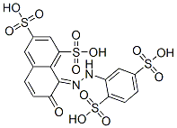 CAS#: 78335-10-1, (8Z)-8-[(2,5-Disulfophenyl)Hydrazinylidene]-7-Oxonaphthalene-1,3-Disulfonic Acid