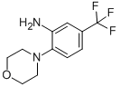 CAS 登录号：784-57-6， 2-(4-吗啉基)-5-(三氟甲基)-苯胺