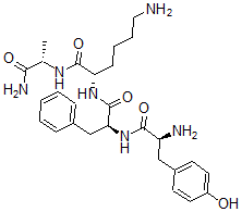 CAS 登录号：785039-30-7， H-酪氨酰-苯丙氨酰-赖氨酰-丙氨酰胺