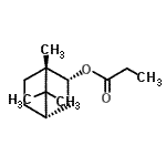 CAS#: 78548-53-5, (1S,2R,4S)-1,7,7-Trimethylbicyclo[2.2.1]hept-2-yl propionate