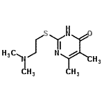 CAS#: 785714-85-4, 2-{[2-(Dimethylamino)ethyl]sulfanyl}-5,6-dimethyl-4(1H)-pyrimidinone