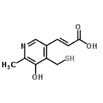 CAS#: 785718-92-5, (2E)-3-[5-Hydroxy-6-methyl-4-(sulfanylmethyl)-3-pyridinyl]acrylic acid