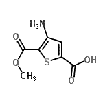 CAS#: 785803-73-8, 4-Amino-5-(methoxycarbonyl)-2-thiophenecarboxylic acid