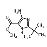 CAS#: 785806-33-9, Methyl 4-amino-2-(2-methyl-2-propanyl)-1H-imidazole-5-carboxylate