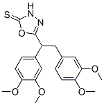 CAS#: 78613-15-7, 5-[1,2-Bis(3,4-Dimethoxyphenyl)Ethyl]-3H-1,3,4-Oxadiazole-2-Thione