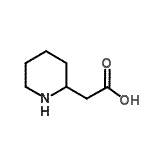 CAS#: 78650-16-5, 2-Piperidinylacetic acid