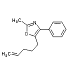 CAS#: 786577-28-4, 2-Methyl-5-(4-penten-1-yl)-4-phenyl-1,3-oxazole