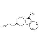 CAS#: 786590-25-8, 2-(5-Methyl-1,3,4,5-tetrahydro-2H-pyrido[4,3-b]indol-2-yl)ethanol