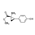 CAS#: 786603-03-0, Methyl (1S,2R)-1-amino-2-(4-hydroxyphenyl)cyclopropanecarboxylate